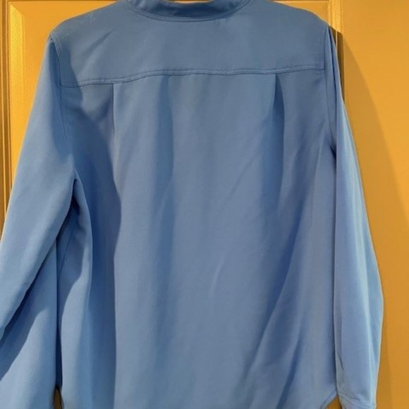 Blue Nine West Blouse L - Picture 3 of 4
